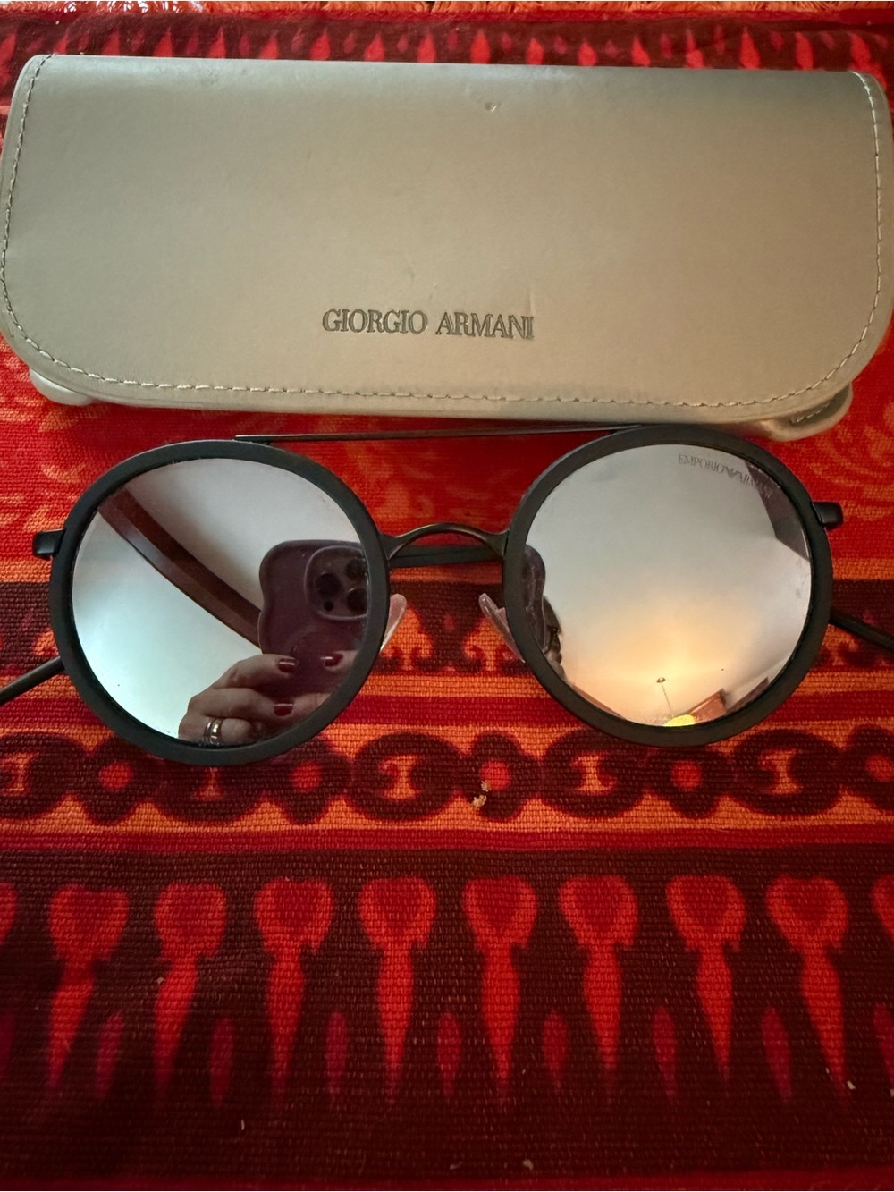 Giorgio Armani sunglasses.